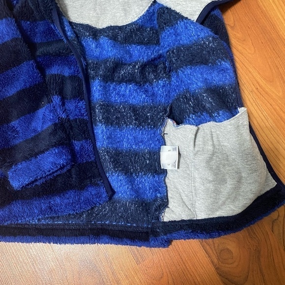 HANNA ANDERSSON and PLACE bundle of jackets fuzzy blue jean denim school size 5 - Picture 4 of 9